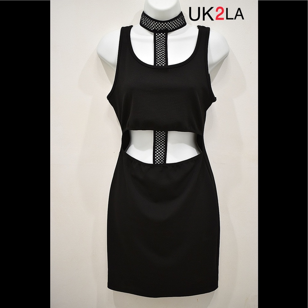 🌺🌺🌺3/$9-UK2LA NWT BLACK COLLAR RAVE DRESS